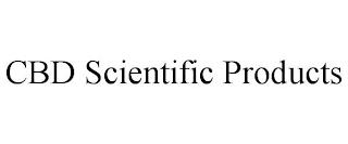 CBD SCIENTIFIC PRODUCTS trademark