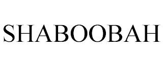 SHABOOBAH trademark