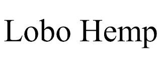 LOBO HEMP trademark