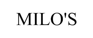 MILO'S trademark