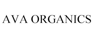 AVA ORGANICS trademark