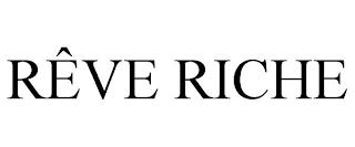 RÊVE RICHE trademark