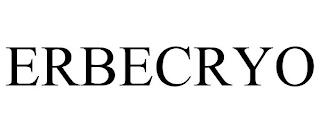 ERBECRYO trademark