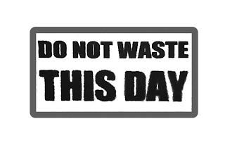 DO NOT WASTE THIS DAY trademark