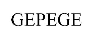 GEPEGE trademark