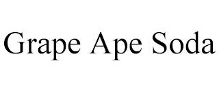 GRAPE APE SODA trademark