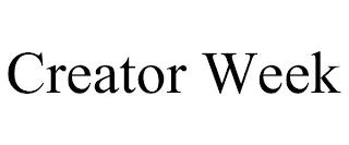 CREATOR WEEK trademark