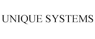 UNIQUE SYSTEMS trademark