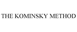 THE KOMINSKY METHOD trademark