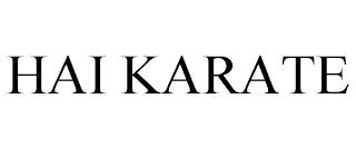 HAI KARATE trademark