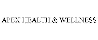 APEX HEALTH & WELLNESS trademark