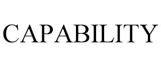 CAPABILITY trademark