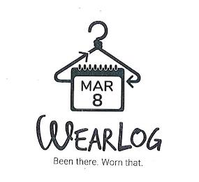 MAR 8 WEARLOG BEEN THERE. WORN THAT. trademark