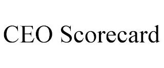 CEO SCORECARD trademark