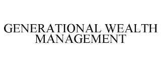 GENERATIONAL WEALTH MANAGEMENT trademark