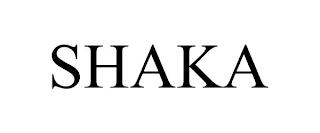 SHAKA trademark