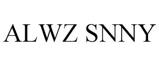 ALWZ SNNY trademark