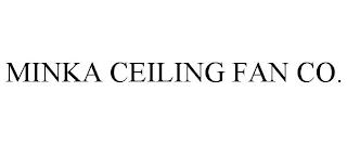 MINKA CEILING FAN CO. trademark