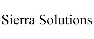 SIERRA SOLUTIONS trademark