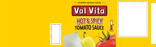 VAL VITA - AUTHENTIC MEXICAN SAUCES - HOT & SPICY TOMATO SAUCE MEDIUM, PICOR MEDIO trademark