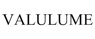 VALULUME trademark