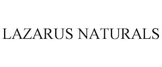 LAZARUS NATURALS trademark