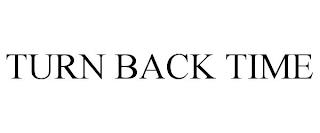 TURN BACK TIME trademark