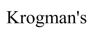 KROGMAN'S trademark