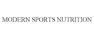 MODERN SPORTS NUTRITION trademark