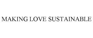 MAKING LOVE SUSTAINABLE trademark