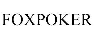 FOXPOKER trademark