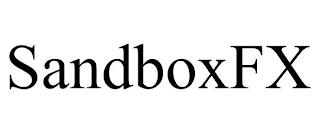 SANDBOXFX trademark