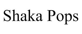 SHAKA POPS trademark