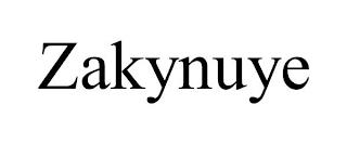 ZAKYNUYE trademark