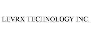 LEVRX TECHNOLOGY INC. trademark