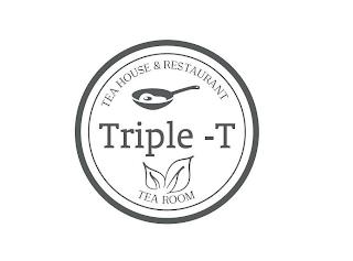 TEA HOUSE & RESTAURANT, TRIPLE -T, TEA ROOM trademark