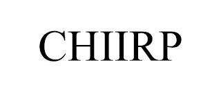 CHIIRP trademark