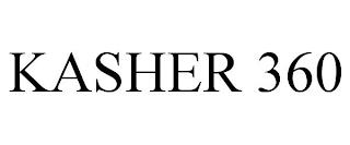 KASHER 360 trademark