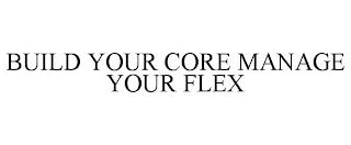 BUILD YOUR CORE MANAGE YOUR FLEX trademark