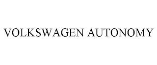 VOLKSWAGEN AUTONOMY trademark