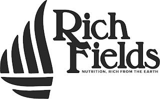 RICH FIELDS NUTRITION, RICH FROM THE EARTH trademark