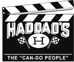 HADDAD'S  H THE "CAN-DO PEOPLE" trademark