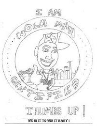 I AM NOLA MAN CERTIFIED THUMBS UP! WE IN IT TO WIN IT BABY! trademark