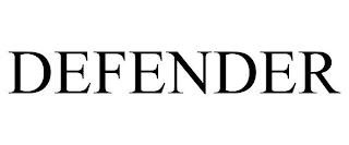 DEFENDER trademark