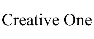 CREATIVE ONE trademark