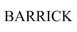 BARRICK trademark