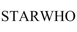 STARWHO trademark