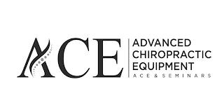 ACE ADVANCED CHIROPRACTIC EQUIPMENT ACE& SEMINARS trademark