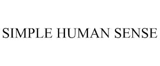 SIMPLE HUMAN SENSE trademark