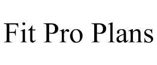 FIT PRO PLANS trademark